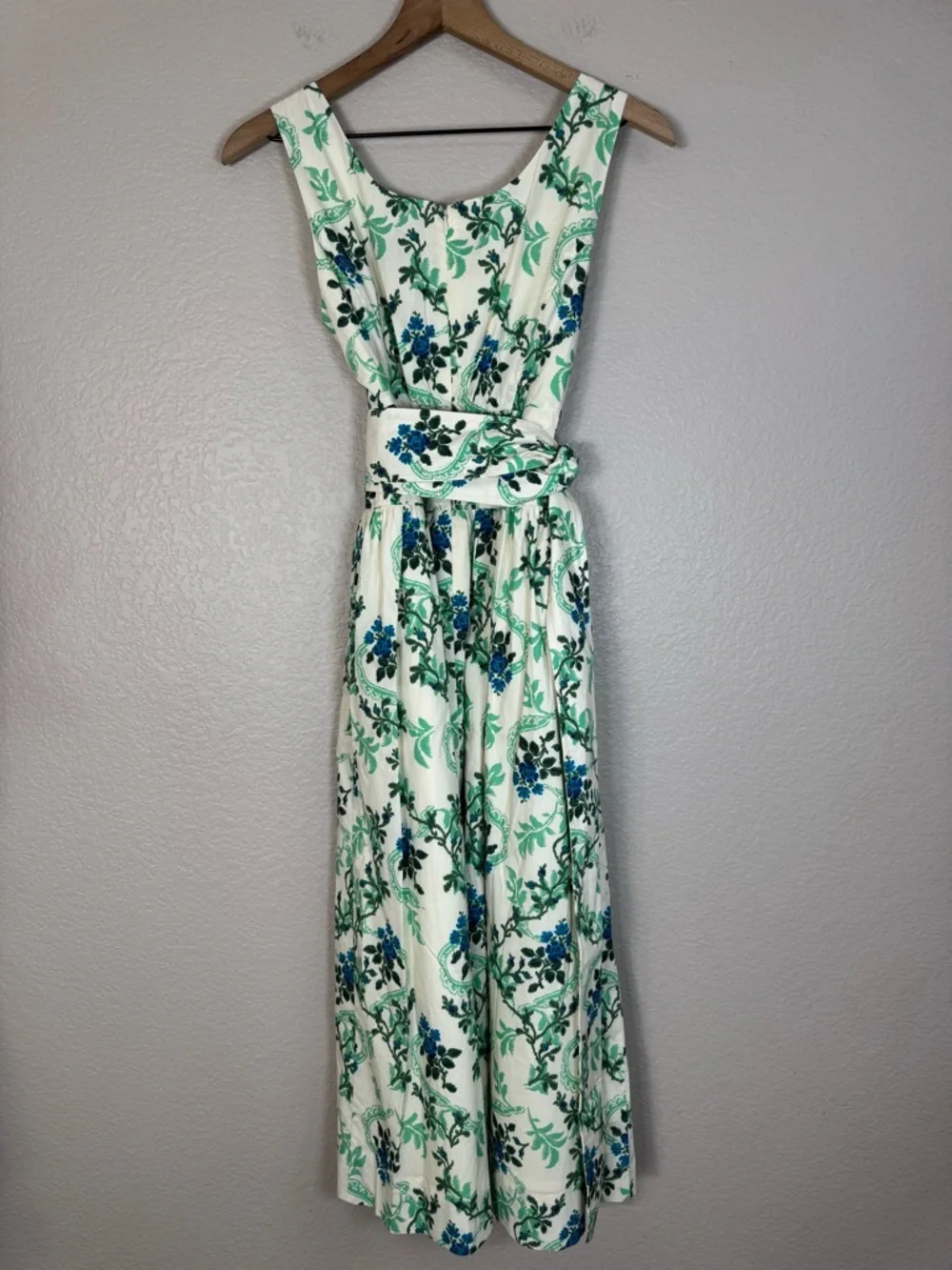 Tuckernuck Sophie Midi Dress Cerulean Vine in Victorian Lattice Floral NEW $328 - Picture 13 of 15